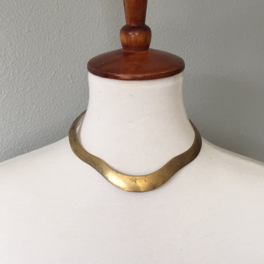 Vintage brass necklace